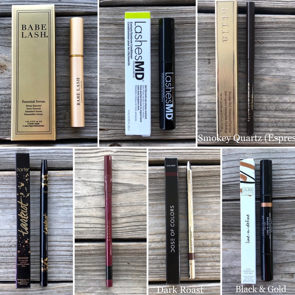 Eyeliners & Lash Serums ALL LISTED INDIVIDUALLY